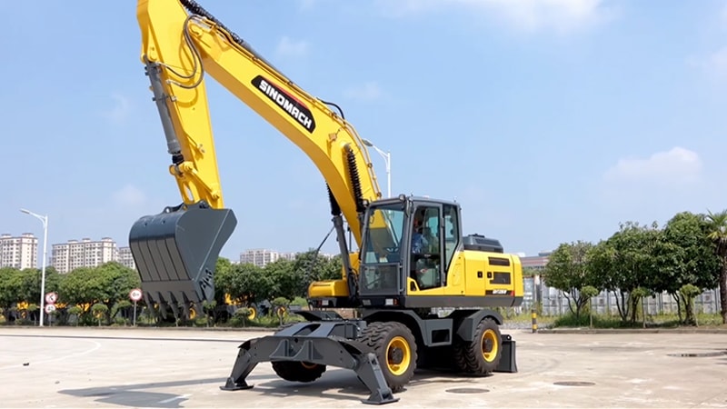 GHT215W Wheeled Hydraulic Excavator