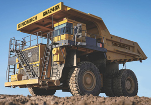 GKA248X Double Alxe Rigid Mining Truck