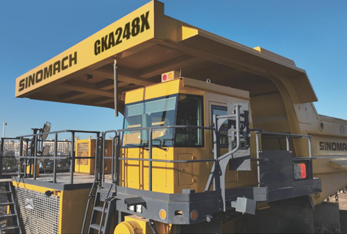 GKA248X Double Alxe Rigid Mining Truck
