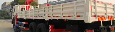 SQ8 Truck Mounted Crane (Straight Boom Crane)