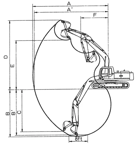 GE520H Hydraulic Crawler Excavator